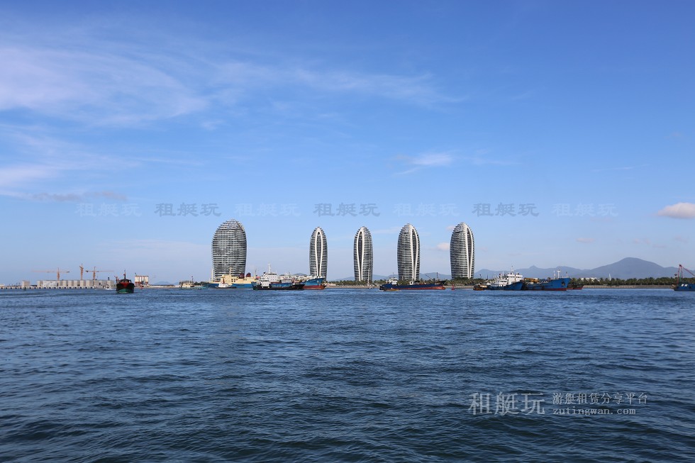 三亞旅游游艇租賃，三亞港至東島航線