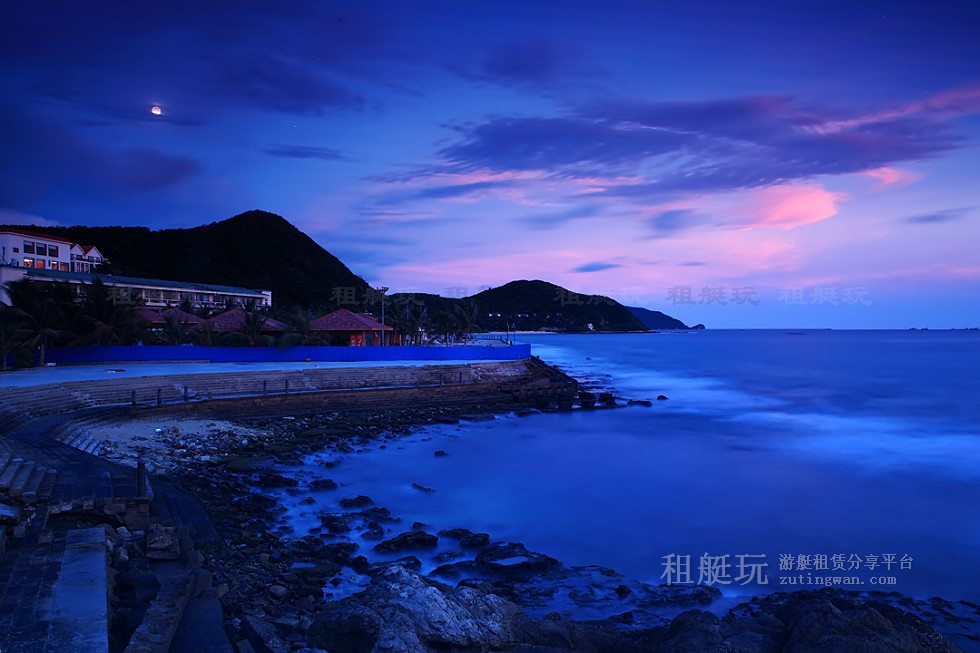三亞旅游游艇 帆船租賃三亞港——小東海、大東海航線
